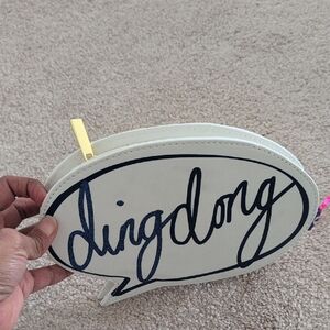 White Speech Bubble Clutch